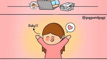 Setuju kan kalau dikasih semangat dari pasangan bikin kita tambah bergairah dalam beraktivitas. Foto: (Bored Panda).