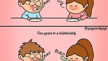 Awalnya malu-malu. Tapi ujung-ujungnya ketularan juga. Foto: (Bored Panda).