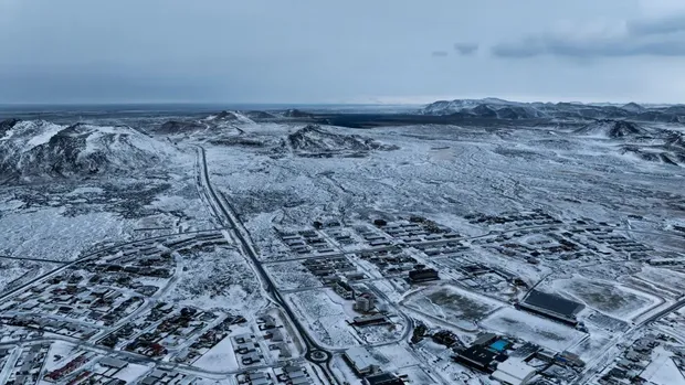 Gunung erupsi di Grindavík, Islandia
