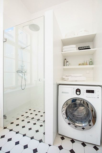 Ide Gabungkan Kamar Mandi dan Area Cuci