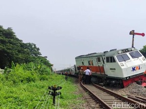 KA Anjlok di Sidoarjo, Jadwal Kereta dari Bandung Tidak Terganggu