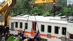 KAI Kerahkan Crane untuk Evakuasi KA Pandalungan Anjlok di Sidoarjo