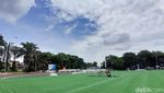 Melihat Rumput Standar FIFA Lapang SOR Merdeka Garut