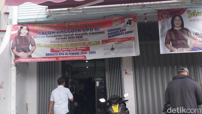 Lokasi awal yang didatangi anggota Panwascam Raja Siregar. (Foto: Finta Rahyuni/detikSumut).