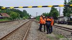 Kondisi KA Pandalungan yang Anjlok di Dekat Stasiun Tanggulangin