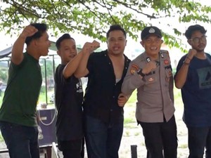 Polres Rohil Ajak Influencer Kolaborasi Sukseskan Pemilu: Bijak Bermedsos