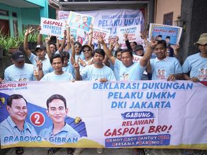 Kini Giliran UMKM DKI Jakarta Gabung Gaspoll Bro Dukung Prabowo-Gibran