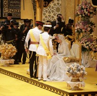 Upacara yang juga resepsi tersebut dikenal sebagai Istiadat Bersanding Pengantin Diraja. Ada beberapa ritual yang harus dijalani dalam prosesi tersebut. Foto: Dok. Borneo Bulletin
