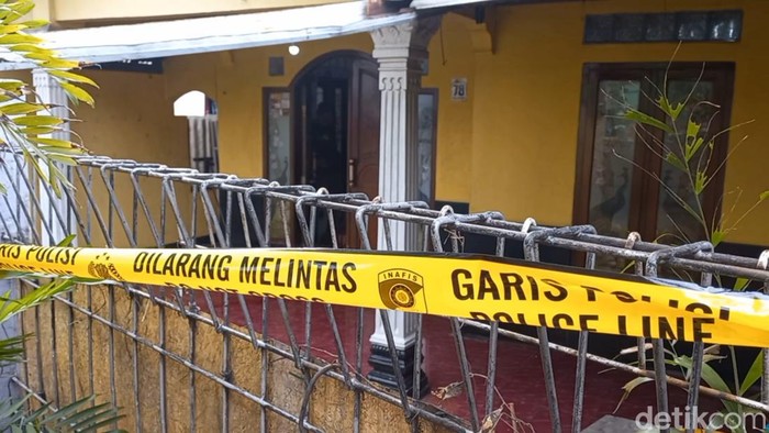 Rumah yang menjadi lokasi penusukan Diana oleh R alias Kinoy