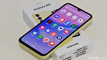 Galaxy A15 disokong chipset MediaTek Helio G99 dipadukan dengan RAM 8 GB dan memori internal hingga 256 GB. . Foto: Adi Fida Rahman/detikINET