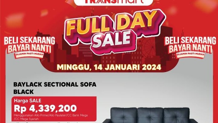 Sofa di Transmart Full Day Sale