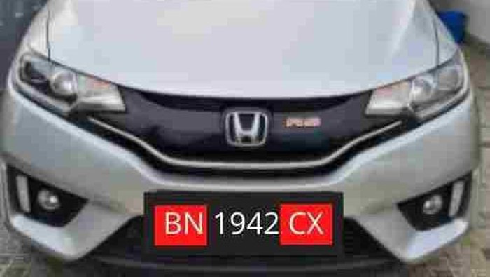 Contoh plat Bangka Belitung