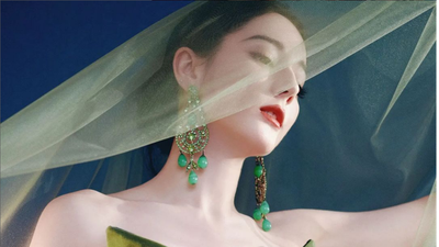 7 Foto Dilraba Dilmurat Pakai Gaun Princess, Cantiknya bak Apotek Tutup