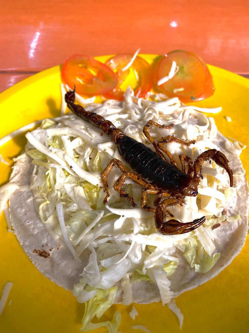 Ekstrem! 5 Makanan Enak dan Populer Ini Pakai Topping Kalajengking