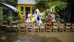 Fasilitas Sekolah di Bandung Rusak Terdampak Banjir