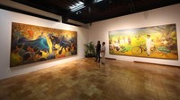 Diketahui, pameran ‘Ratu Adil, ini berlangsung sejak tanggal 12 hingga 18 Januari 2024 mendatang.