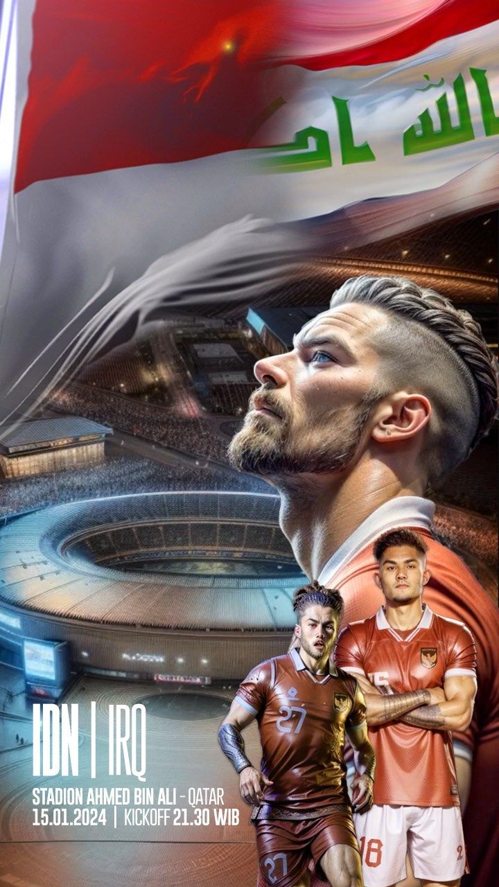 Jadwal Timnas Indonesia vs Irak Piala Asia 2024 Malam Ini