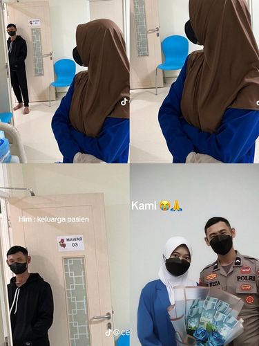 Kisah pasangan Putri dan Reza, viral di TikTok.