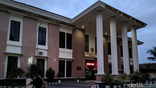 Suasa PN Tipikor Mataram, Senin petang (15/1/2024). Foto: (Ahmad Viqi/detikBali).