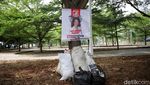Potret Poster Caleg Dicap Tersangka Penusukan Pohon
