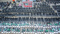 Aksi ini sebagai bentuk kecaman atas tewasnya 9.280 anak-anak di gaza.