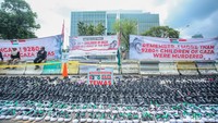 Aksi ini bertujuan untuk mengingatkan kembali kepada dunia bahwa genosida di Palestina masih berlangsung dan korban masih terus berjatuhan sehingga harus dihentikan.