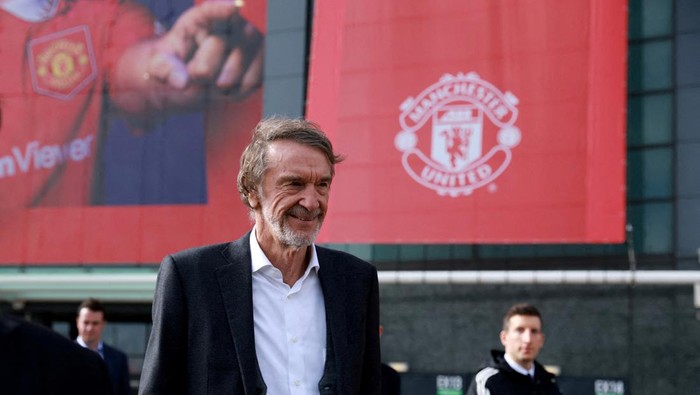 FILE PHOTO: Ineos chairman Jim Ratcliffe is pictured at Old Trafford in Manchester, Britain, March 17, 2023 REUTERS/Phil Noble/File Photo
