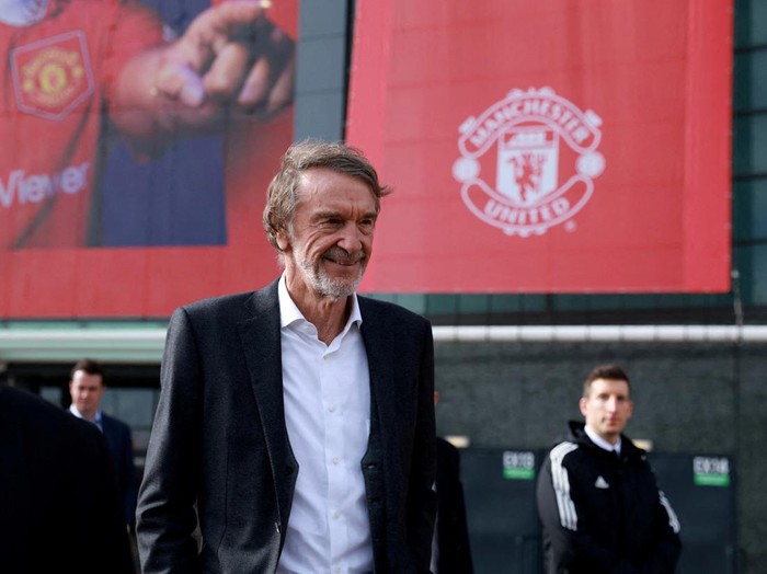 FILE PHOTO: Ineos chairman Jim Ratcliffe is pictured at Old Trafford in Manchester, Britain, March 17, 2023 REUTERS/Phil Noble/File Photo