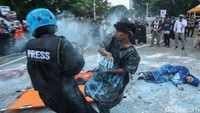 Dalam teatrikalnya, para santri ini memperlihatkan bagaimana kekejaman Israel atas Palestina di Gaza.