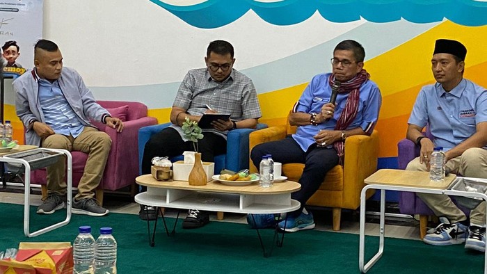 TKN Fanta Prabowo-Gibran di Fanta HQ, Jakarta, Senin, (15/1/2024).