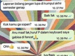 10 Chat Kocak Guru dan Murid, Absurd Bin Random