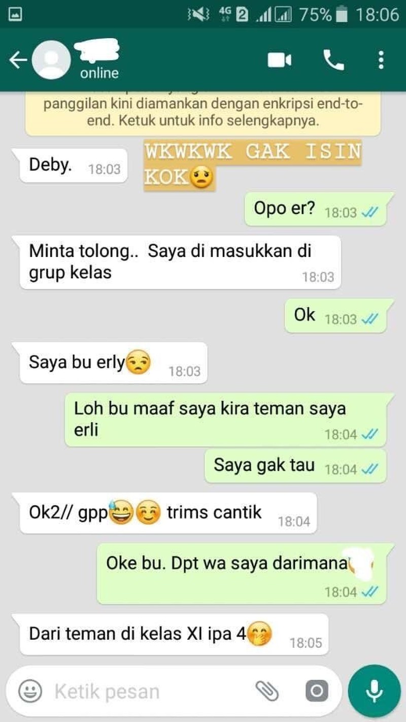Komunikasi guru dan murid di era modern sudah bisa lewat chat. Tapi jangan sampai blunder kayak berikut ini, ya.