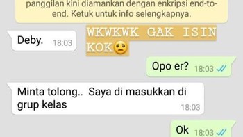 Loh, dikira temannya sendiri. Wkwk, jadi malu. Foto: Instagram/txtdrchatwa  