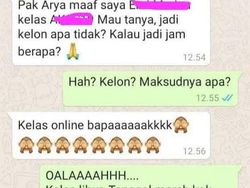 10 Chat Kocak Guru dan Murid, Absurd Bin Random