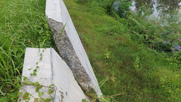 Embung Giritirto, di Desa Giritirto, Kecamatan Karanggayam, Kebumen. Foto diunggah Selasa (16/1/2024).