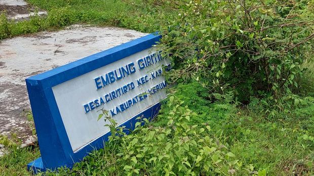 Embung Giritirto, di Desa Giritirto, Kecamatan Karanggayam, Kebumen. Foto diunggah Selasa (16/1/2024).