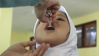 Kegiatan ini sebagai penanggulangan kejadian luar biasa (KLB) Polio di tiga provinsi tersebut.  