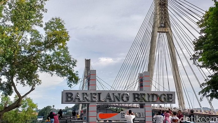 Jembatan Barelang salah satu destinasi wisata di Batam, Kepulauan Riau.(Alamudin Hamapu/detikSumut)
