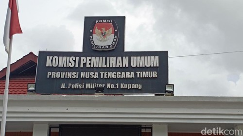 Kantor KPU NTT di Kupang.