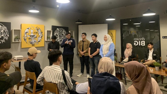 Ketua BEM 4 Universitas buat forum anomali (Mulia/detikcom)