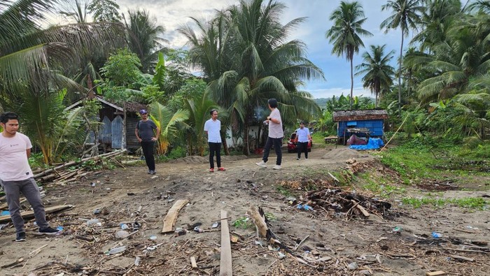 Lokasi tambang ilegal Muh Basri di Bulukumba, Sulsel.