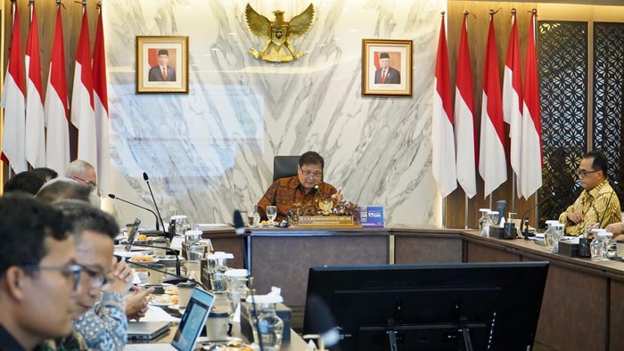Menko Airlangga dan Menhub Budi Karya Bahas Proyek MRT Balaraja-Cikarang