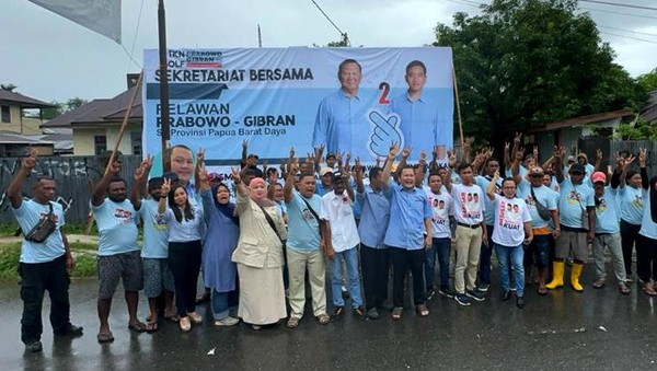 Papua Barat Daya Targetkan Menang Mutlak Prabowo-Gibran