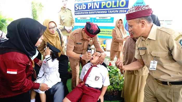 Pekan Imunisasi Polio, Banyuwangi sasar 174.237 anak usia 0-7 tahun