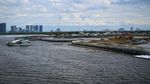 Potret Tanggul Laut Sepanjang 1.664 Meter di Pantai Dadap Tangerang