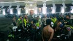 Ratusan Pesilat Diamankan Polisi Usai Konvoi di Bundaran Waru