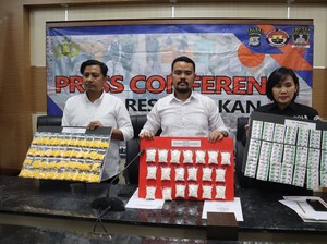Polisi Gagalkan Penyelundupan 7.376 Butir Obat Terlarang di Tarakan