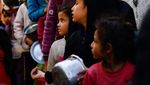 Potret Pilu Anak-anak Gaza Antre Makanan