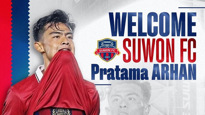 Pratama Arhan resmi ke Suwon FC