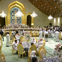 Royal banquet sendiri mengundang sesama anggota kerajaan dan para petinggi negara, termasuk Raja dan Ratu Bhutan.  Foto: Dok. Borneo Bulletin/RTB